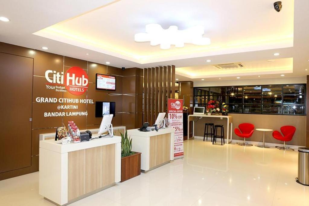Grand Citihub Hotel @Kartini Бандар-Лампунг Экстерьер фото